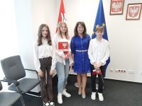 3. Uczniowie z wizytą u Marszałka Województwa Mazowieckiego.